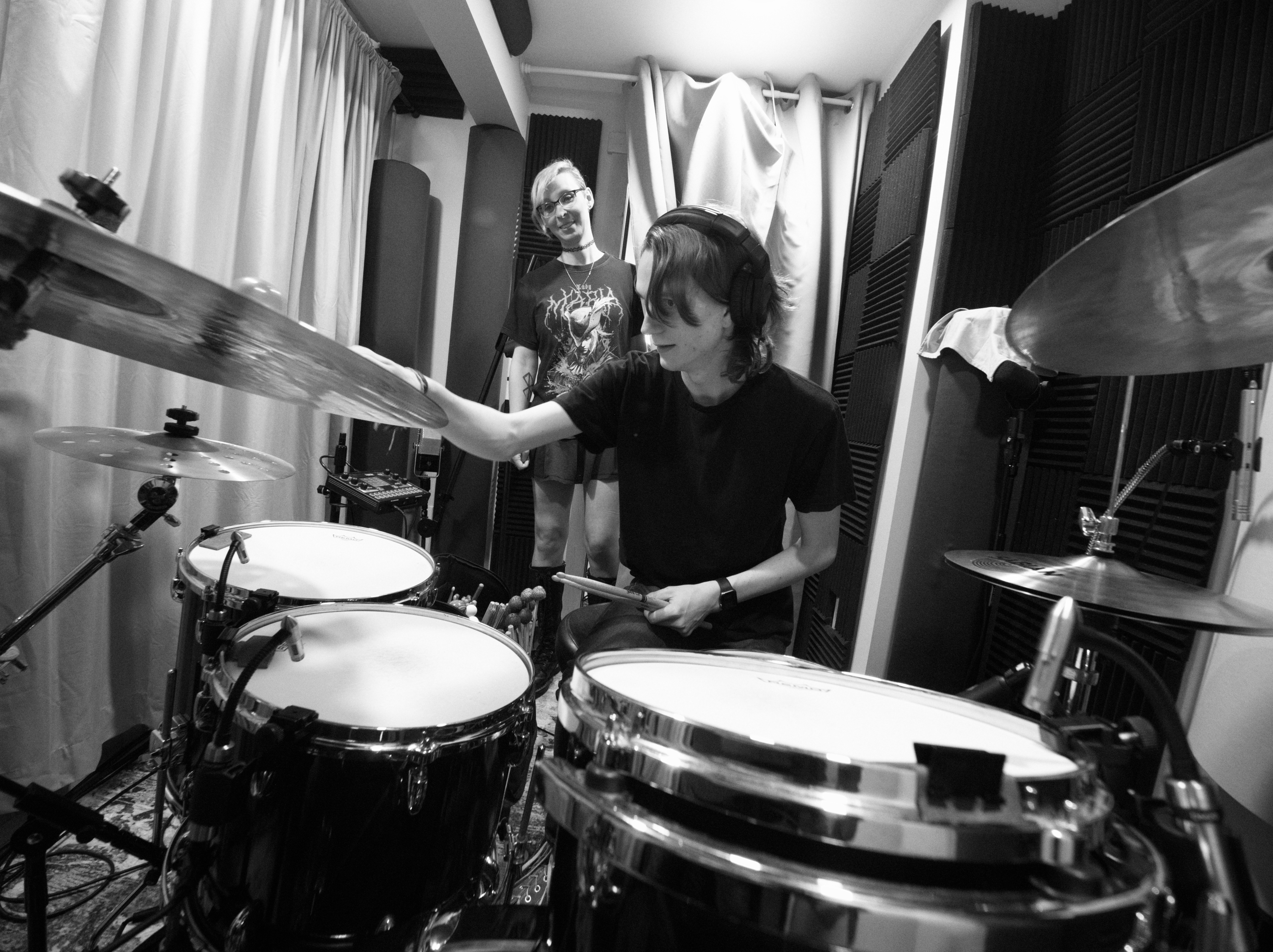 Stephen and Hailey in the Incite Studio Isobooth